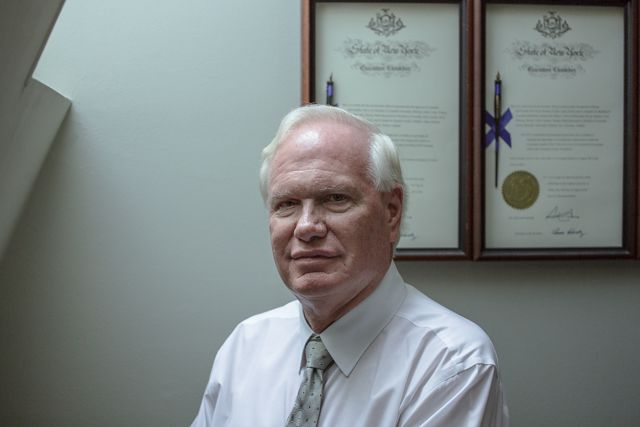 Senator Tony Avella in his Bayside office